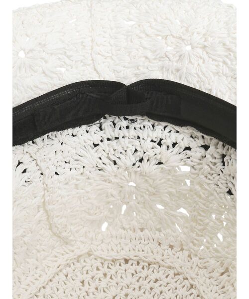 MERCURYDUO（マーキュリーデュオ）の「ストローつば広ハット（ハット・レディース・オフホワイト/ブラック/ベージュ・FREE）」の8枚目の写真