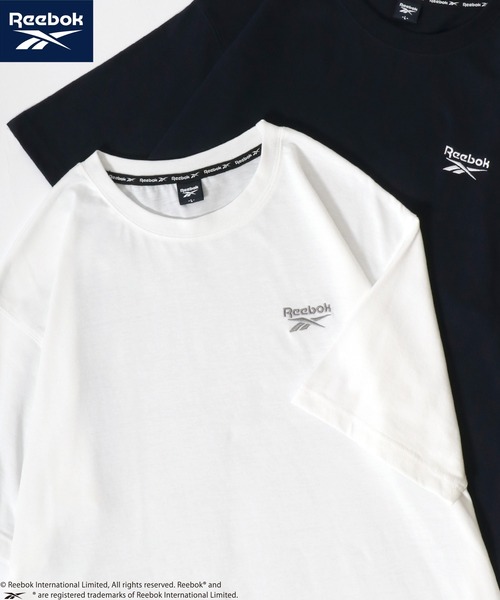 Reebok(リーボック)の「Reebok/リーボック オーバーサイズ ワンポイント刺繍 無地 クルーネック半袖Tシャツ レディース メンズ(Tシャツ/カットソー・レディース・ホワイト系その他/ブラック系その他/ホワイト系その他2/ブラック/ホワイト/ネイビー・M/L/LL)」の22枚目の写真