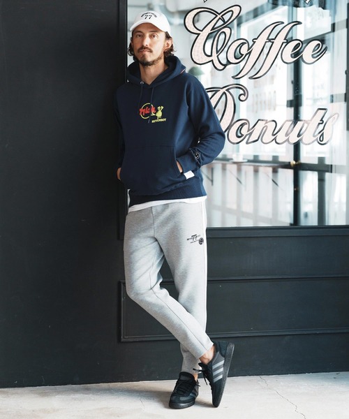 seventy seven(セブンティセブン)の「mpa3774-middle onz sweat P-O hoodie (77rabbit) パーカー(パーカー・メンズ・ネイビー/ホワイト/ブラック・S/M/L/XL)」の11枚目の写真