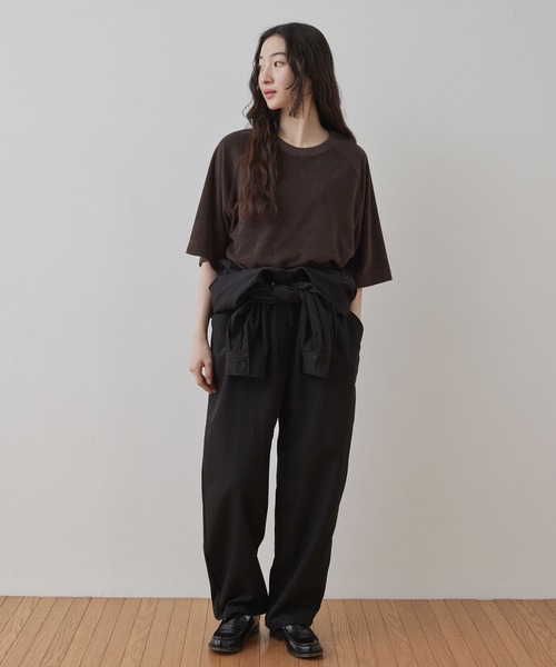 t.kuma101さま専用 Unblend】セットアップ対応 / リラックス パイルラグランTシャツ
