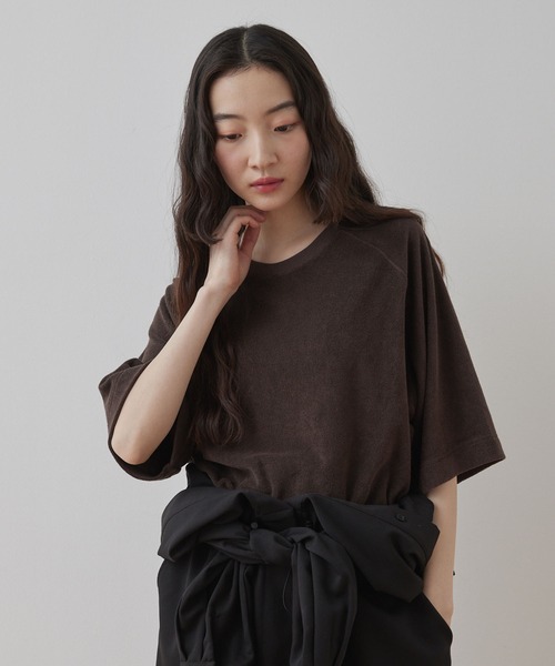 t.kuma101さま専用 Unblend】セットアップ対応 / リラックス パイルラグランTシャツ