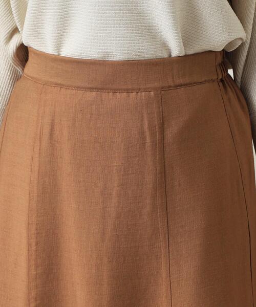 ITS'DEMO（イッツデモ）の「【ウエストゴム／洗濯機OK】リネン混マーメイドスカート（スカート・レディース・ブラック/ダークブラウン/アイボリー・00）」の19枚目の写真