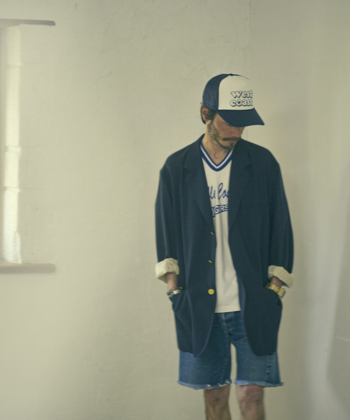 417 EDIFICE(フォーワンセブンエディフィス)の「【MOONLIGHT CLOTHING】 BLAZER / ブレザー(テーラードジャケット・メンズ・ブルー系その他・38/40/42/36)」の3枚目の写真