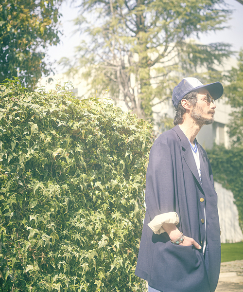 417 EDIFICE(フォーワンセブンエディフィス)の「【MOONLIGHT CLOTHING】 BLAZER / ブレザー(テーラードジャケット・メンズ・ブルー系その他・38/40/42/36)」の4枚目の写真