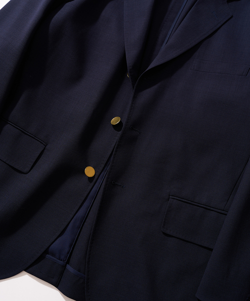 417 EDIFICE(フォーワンセブンエディフィス)の「【MOONLIGHT CLOTHING】 BLAZER / ブレザー(テーラードジャケット・メンズ・ブルー系その他・38/40/42/36)」の6枚目の写真