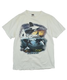 TULTEX（タルテックス）の「【ヴィンテージ古着】90’s TULTEX “SEA WORLD” アニマルプリント Tシャツ（Tシャツ/カットソー）」