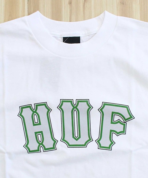 HUF(ハフ)の「ジャイアントショートスリーブTシャツ GIANT S/S TEE(Tシャツ/カットソー・メンズ・ホワイト/ブラック・M/L/XL)」の5枚目の写真