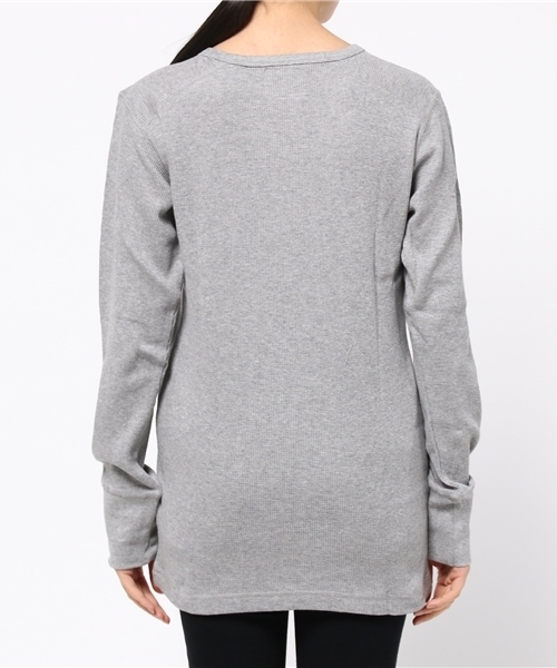 Sheta(シータ)の「サーマルトップス(Tシャツ/カットソー・レディース・グレー/ブラック・FREE)」の5枚目の写真