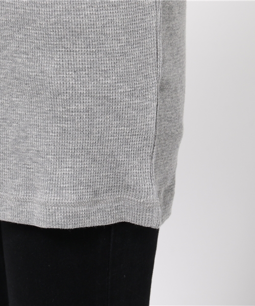 Sheta(シータ)の「サーマルトップス(Tシャツ/カットソー・レディース・グレー/ブラック・FREE)」の8枚目の写真