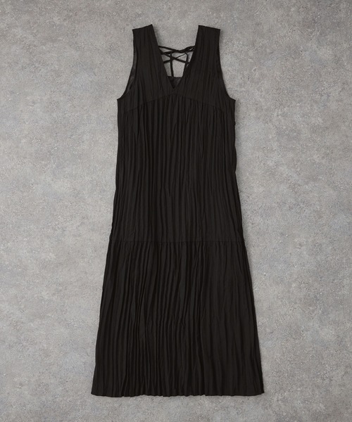 MHL. ノースリーブワンピース ブラック 2 中古・古着通販】MHL (エムエイチエル) ノースリーブワンピース