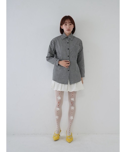 cygne シーニュ　ギンガムチェックシャツ ギンガムチェックシャツ[Brown] – Noen