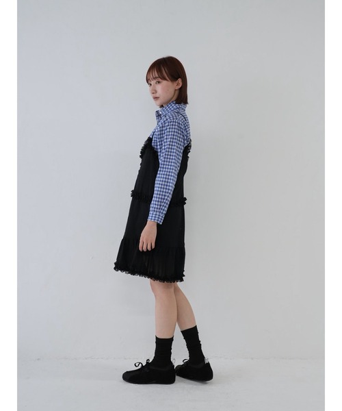 Uenui チェックシャツ Uenui ブラウス シャツ 「 cunii 」ギンガム チェック