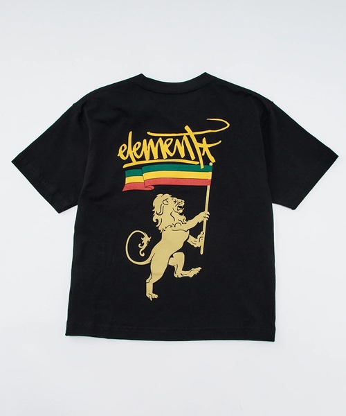 ELEMENT(エレメント)の「ELEMENT キッズ JAH SPORTS SS YOUTH Tシャツ 【2025年夏モデル】/エレメント半袖Tシャツ(Tシャツ/カットソー・キッズ・ホワイト/ブラック/ラスタ・SMALL/MEDIUM/LARGE/X-LARGE)」の2枚目の写真