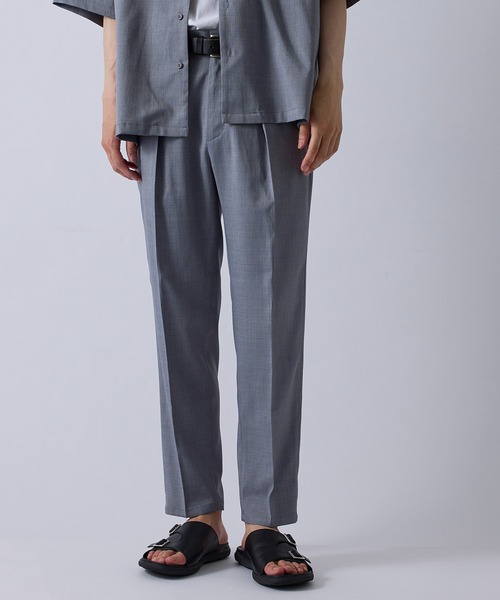 セットアップ対応】j.n.r.d/リネンライクカチオンスリムイージーパンツ