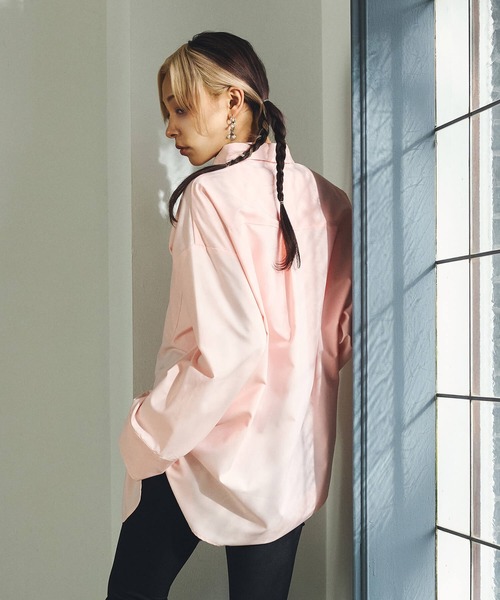 DURAS（デュラス）の「チャイナシャツ（シャツ/ブラウス・レディース・ブラック/ホワイト/ピンク・SMALL/MEDIUM）」の17枚目の写真