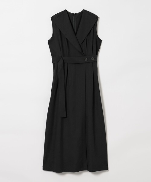 【EMMEL REFINES】ベルテッド フィット&フレアワンピース UNITED ARROWS green label relaxing｜<EMMEL REFINES>EM