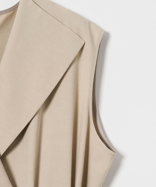 EMMEL REFINES（エメルリファインズ）の「＜EMMEL REFINES＞EM ベルテッド フィット＆フレア ワンピース（ワンピース・レディース・ベージュ/ブラック・M/S）」の13枚目の写真