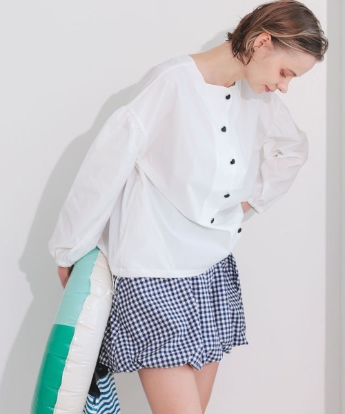 DONOBAN(ドノバン)の「撥水バルーンショートパンツ(その他パンツ・レディース・チェック/ホワイト/ブラック・ONE)」の15枚目の写真