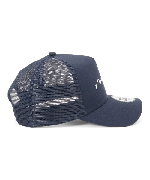 NYロゴ メッシュキャップ 水色 B】ウォッシュドメッシュキャップ/+Bロゴ/ネイビー