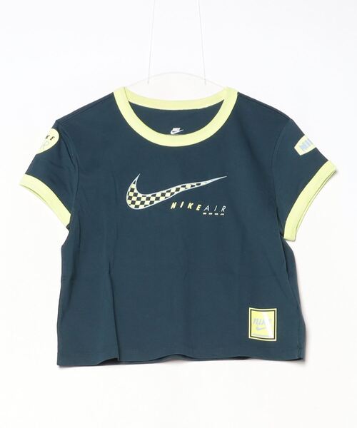 NIKE(ナイキ)の「ナイキ NIKE ナイキ NSW クラブ MOTO RGR S/S Tシャツ(Tシャツ/カットソー・レディース・ホワイト/ブラック/ネイビー・S/M/L)」の6枚目の写真