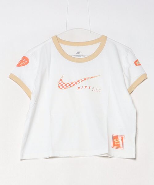 NIKE(ナイキ)の「ナイキ NIKE ナイキ NSW クラブ MOTO RGR S/S Tシャツ(Tシャツ/カットソー・レディース・ホワイト/ブラック/ネイビー・S/M/L)」の8枚目の写真