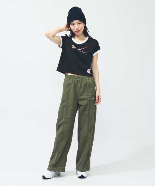 NIKE(ナイキ)の「ナイキ NIKE ナイキ NSW クラブ MOTO RGR S/S Tシャツ(Tシャツ/カットソー・レディース・ホワイト/ブラック/ネイビー・S/M/L)」の13枚目の写真