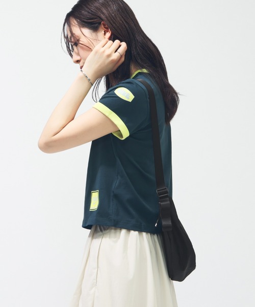 NIKE(ナイキ)の「ナイキ NIKE ナイキ NSW クラブ MOTO RGR S/S Tシャツ(Tシャツ/カットソー・レディース・ホワイト/ブラック/ネイビー・S/M/L)」の16枚目の写真