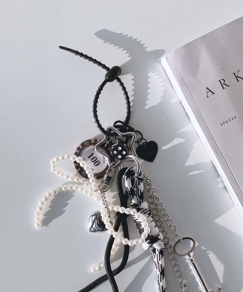 ○リボンアソートカラフルチャーム（キーホルダー）｜AS KNOW AS plus