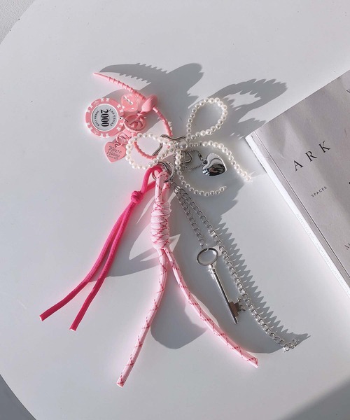 ○リボンアソートカラフルチャーム（キーホルダー）｜AS KNOW AS plus