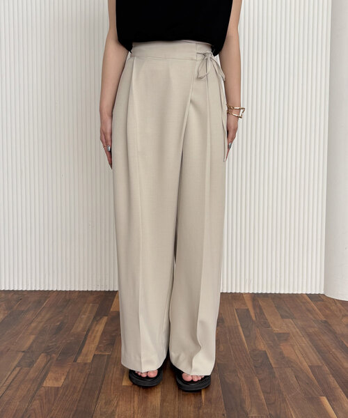 CAPRICIEUX LE'MAGE ラップリボンパンツ ラップリボンパンツ（その他パンツ）｜CAPRICIEUX LE'MAGE