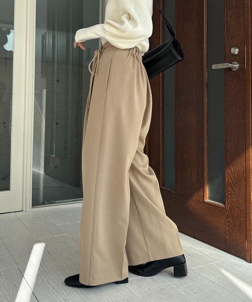 CAPRICIEUX LE'MAGE ラップリボンパンツ ラップリボンパンツ（その他パンツ）｜CAPRICIEUX LE'MAGE（カプリ