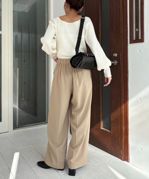 CAPRICIEUX LEMAGE ラップリボンパンツ セール】ラップリボンパンツ（その他パンツ）｜CAPRICIEUX LE'MAGE