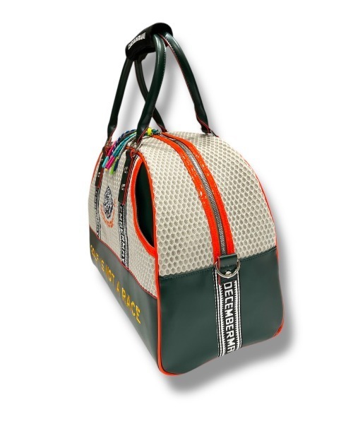 DECEMBERMAY(ディセンバーメイ)の「【UNISEX】Mesh madison bag(ボストンバッグ・メンズ・イエロー/ホワイト/ピンク/ブラック/グレイッシュベージュ・ONE SIZE)」の7枚目の写真