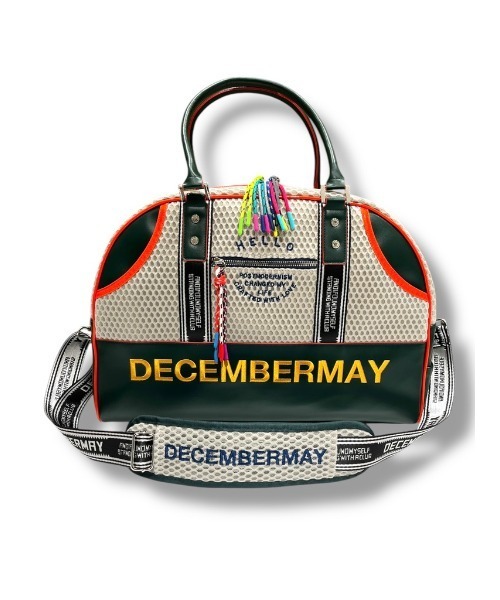 DECEMBERMAY(ディセンバーメイ)の「【UNISEX】Mesh madison bag(ボストンバッグ・メンズ・イエロー/ホワイト/ピンク/ブラック/グレイッシュベージュ・ONE SIZE)」の9枚目の写真