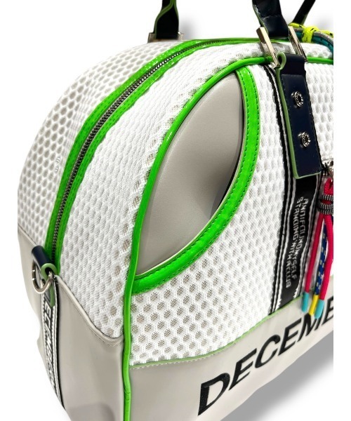 DECEMBERMAY(ディセンバーメイ)の「【UNISEX】Mesh madison bag(ボストンバッグ・メンズ・イエロー/ホワイト/ピンク/ブラック/グレイッシュベージュ・ONE SIZE)」の19枚目の写真