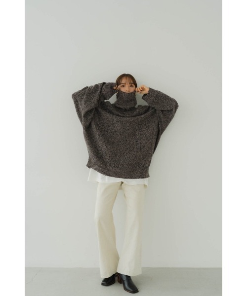 dolman sleeve turtleneck（ニット/セーター）｜Knuth Marf