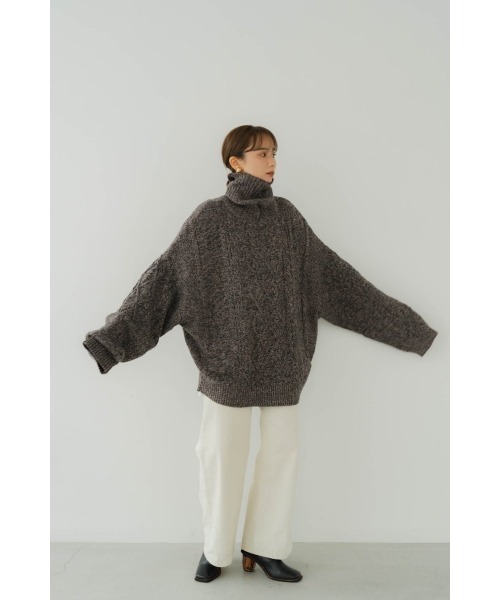 Knuth Marf（クヌースマーフ）の「dolman sleeve turtleneck（ニット/セーター・メンズ・ブルー/ブラック・FREE）」の12枚目の写真