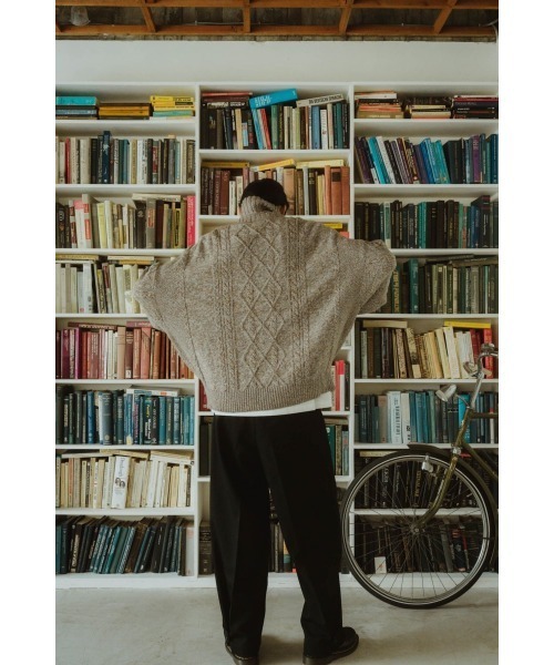 Knuth Marf（クヌースマーフ）の「dolman sleeve turtleneck（ニット/セーター・メンズ・ブルー/ブラック・FREE）」の18枚目の写真