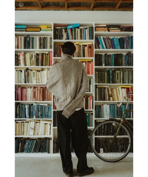 Knuth Marf（クヌースマーフ）の「dolman sleeve turtleneck（ニット/セーター・メンズ・ブルー/ブラック・FREE）」の19枚目の写真