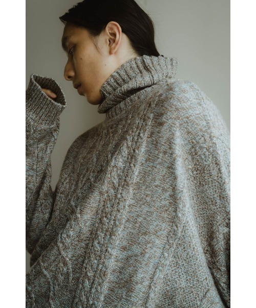 Knuth Marf（クヌースマーフ）の「dolman sleeve turtleneck（ニット/セーター・メンズ・ブルー/ブラック・FREE）」の21枚目の写真