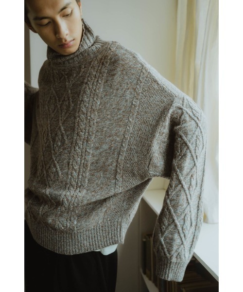 Knuth Marf（クヌースマーフ）の「dolman sleeve turtleneck（ニット/セーター・メンズ・ブルー/ブラック・FREE）」の22枚目の写真