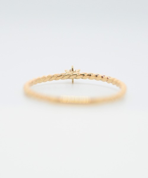 sowi（ソーイ）の「K10　ダイヤモンドツイストリング（リング・レディース・ゴールド・#9/#11/#13）」の3枚目の写真