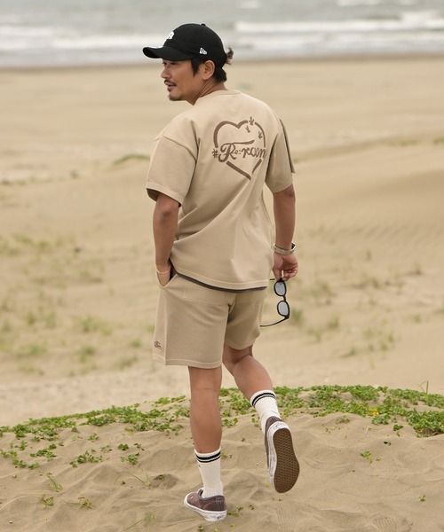 #Re:room(リルーム)の「カクタスハートジャガードワッフルニットTシャツ(Tシャツ/カットソー・メンズ・ベージュ/ブラック/ブラウン・S-M/M-L)」の11枚目の写真
