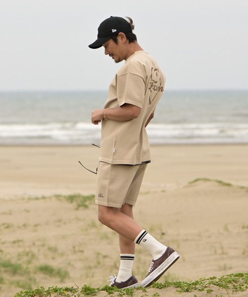 #Re:room(リルーム)の「カクタスハートジャガードワッフルニットTシャツ(Tシャツ/カットソー・メンズ・ベージュ/ブラック/ブラウン・S-M/M-L)」の13枚目の写真