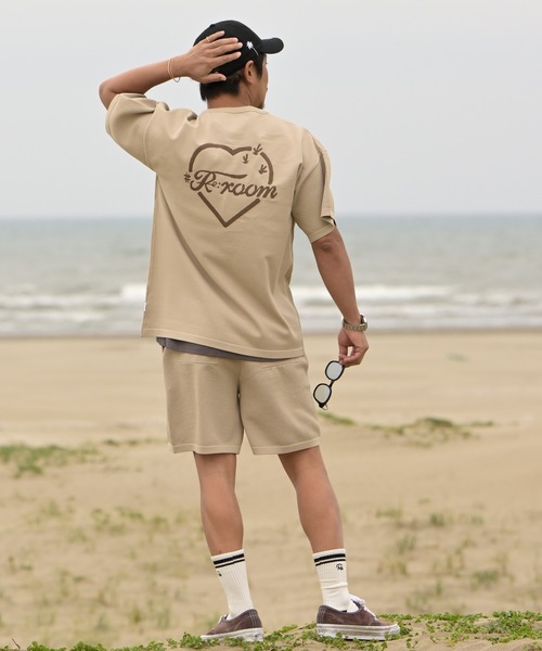 #Re:room(リルーム)の「カクタスハートジャガードワッフルニットTシャツ(Tシャツ/カットソー・メンズ・ベージュ/ブラック/ブラウン・S-M/M-L)」の14枚目の写真