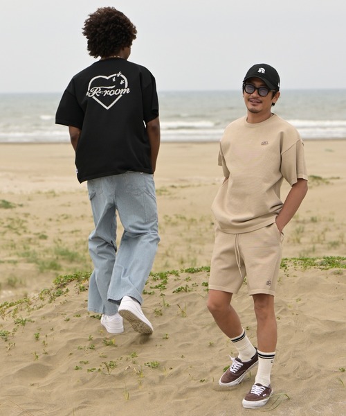 #Re:room(リルーム)の「カクタスハートジャガードワッフルニットTシャツ(Tシャツ/カットソー・メンズ・ベージュ/ブラック/ブラウン・S-M/M-L)」の15枚目の写真