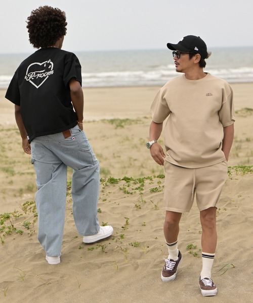 #Re:room(リルーム)の「カクタスハートジャガードワッフルニットTシャツ(Tシャツ/カットソー・メンズ・ベージュ/ブラック/ブラウン・S-M/M-L)」の17枚目の写真