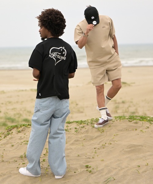 #Re:room(リルーム)の「カクタスハートジャガードワッフルニットTシャツ(Tシャツ/カットソー・メンズ・ベージュ/ブラック/ブラウン・S-M/M-L)」の20枚目の写真