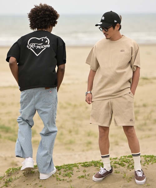 #Re:room(リルーム)の「カクタスハートジャガードワッフルニットTシャツ(Tシャツ/カットソー・メンズ・ベージュ/ブラック/ブラウン・S-M/M-L)」の21枚目の写真