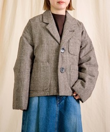 Brocante（ブロカント）の「[Brocante / ブロカント] グレンチェック ポッシュロンドジャケット（ダウンジャケット/コート）」